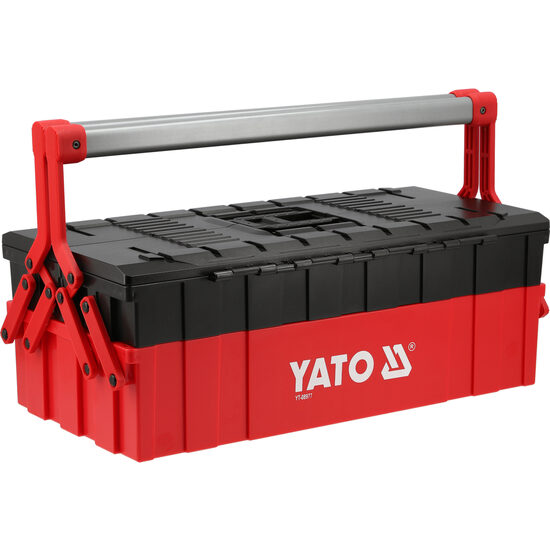 Cutie de scule 3 compartimente, plastic, Yato YT-08977