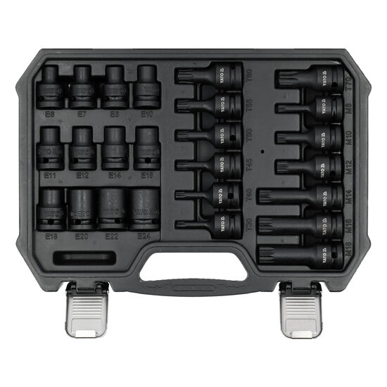 Set tubulare de impact 1/2", Yato YT-10572