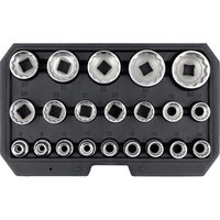 Set tubulare bihexagonale 1/2", Yato YT-12630