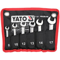 Set chei inelare cu clichet 6 buc, Yato YT-16977