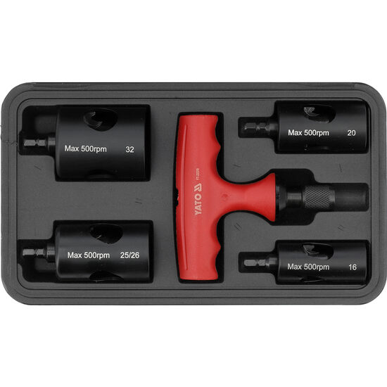 Calibrator cu fierbător set pentru tevi pex 16/20/26/32 mm, Yato YT-22370