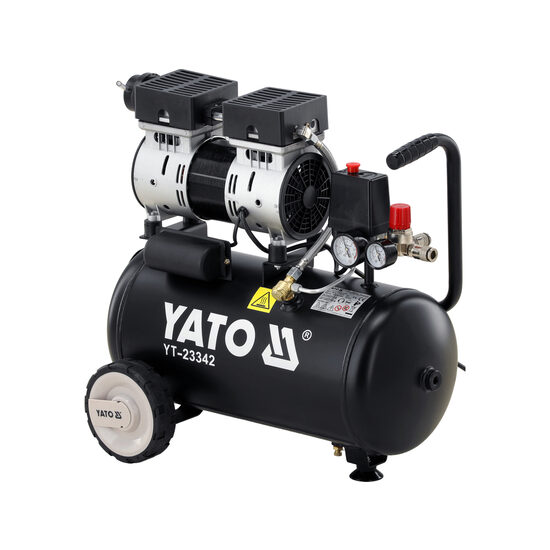 Compresor fără ulei 24l, Yato YT-23342