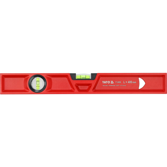 Nivelă aluminiu magnetică 400mm 3 bule, Yato YT-30090