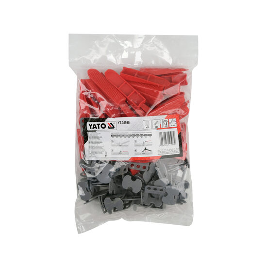 Sistem de nivelare y1,5mm 50+50 buc, Yato YT-36935