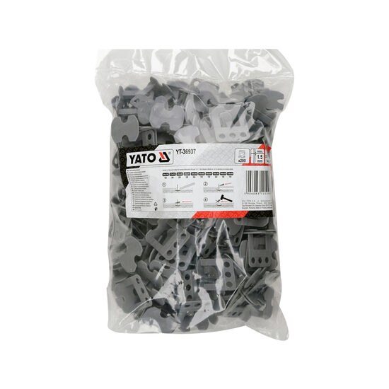Sistem de nivelare (clips) y1,5mm 200buc, Yato YT-36937