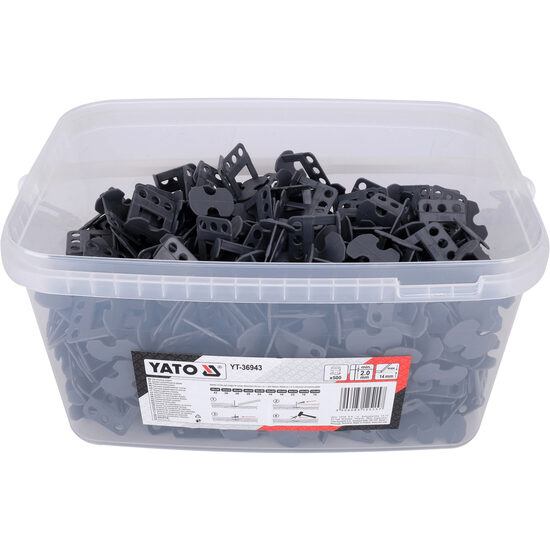 Clips sistem nivelare y2mm 500buc, Yato YT-36943