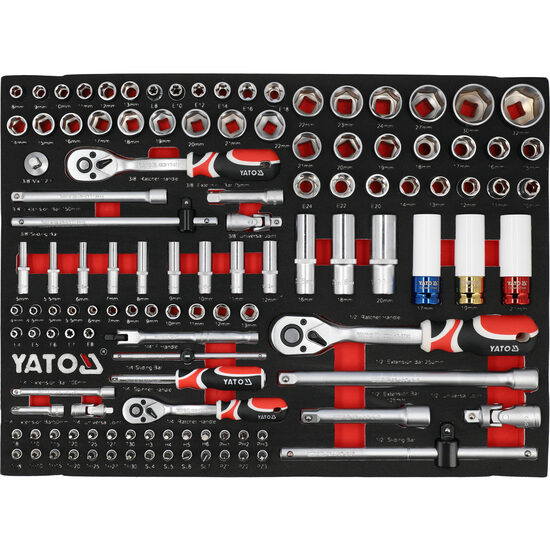 Inserție dulap de scule 120 piese, Yato YT-55491