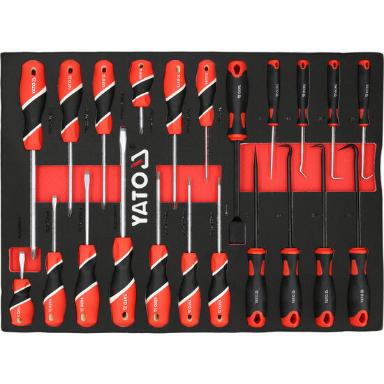Inserție dulap de scule 22 piese, Yato YT-55496