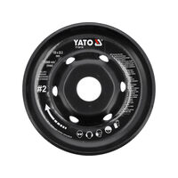 Disc rașpel pentru polizor unghiular, 120mm, nr2, Yato YT-59156