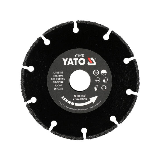 Disc pentru lemn 125mm, Yato YT-59760