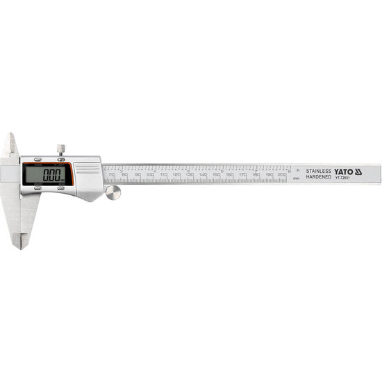 Șubler 200mm ecran cu lumină, Yato YT-72031