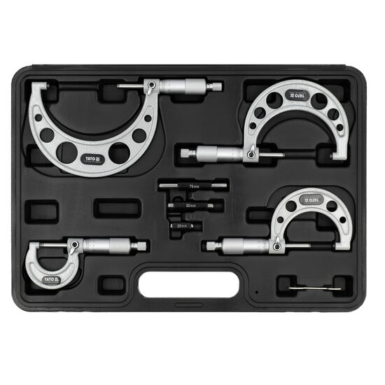 Set 4 micrometre pentru exterior, Yato YT-72304