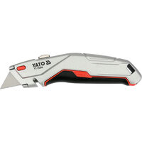 Cuțit cu lamă trapezoidală retractabilă, Yato YT-75204