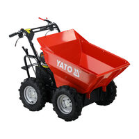 Roabă pe benzină 300 kg, 196 cc, Yato YT-86115
