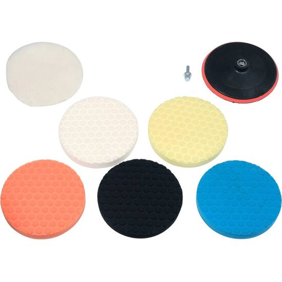 Set bureți polisat, 180mm, m14, 8 piese Yato YT-47933