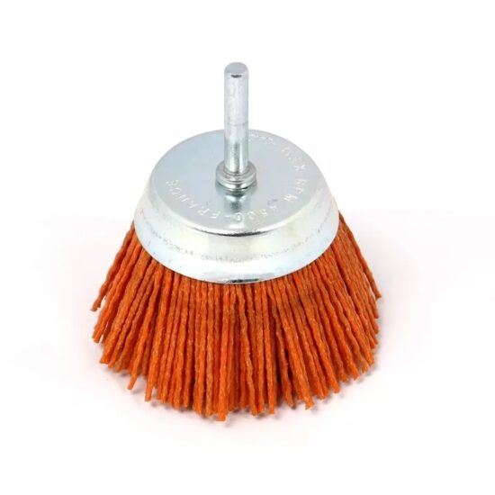 Perie circulara din nylon cu tija 75 mm Vorel 06996