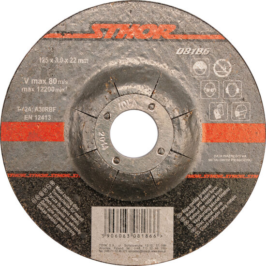 Disc debitat metale 115 x 3 x 22.2 mm Sthor 08185