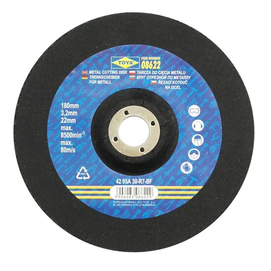 Disc abraziv depresat pentru debitat metale Vorel 08623