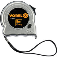 Ruleta panza 8 m, 25 mm cap magnetic Vorel 11608