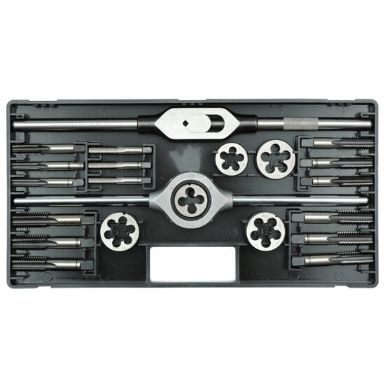 Trusa filiere si tarozi M12 - m20, 22 piese Vorel 24910