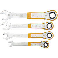 Set 4 chei combinate cu clichet 10 - 17 mm Vorel 52829