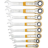 Set 8 chei combinate cu clichet 8 - 19 mm Vorel 52831
