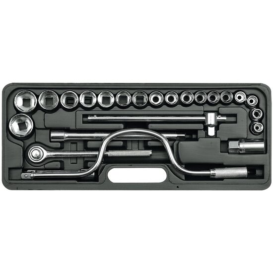 Trusa chei tubulare si antrenor 24 piese Vorel 58260