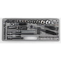 Trusa chei tubulare si antrenor 52 piese Vorel 58520