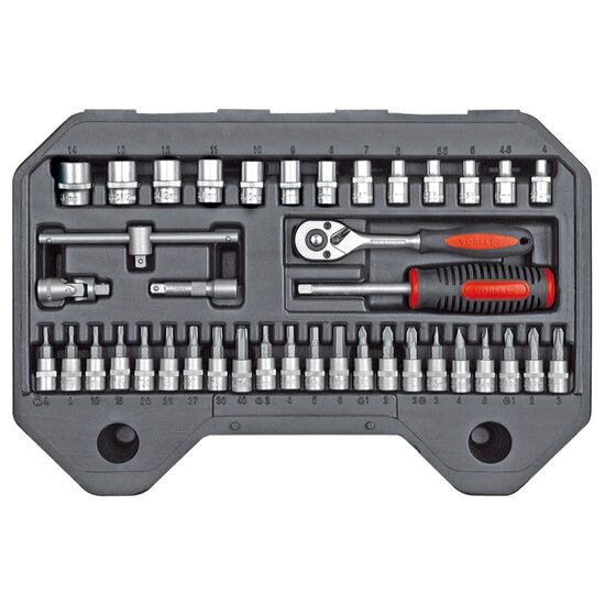 Trusa chei tubulare 40buc,1/4", antrenor Vorel 58650