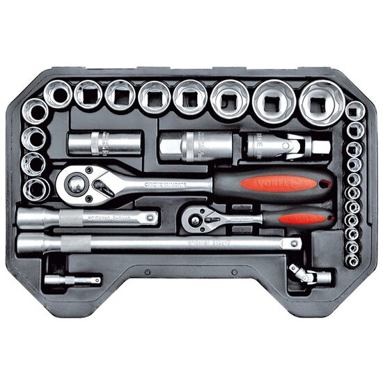 Trusa chei tub. 32buc,1/2-1/4' antrenor Vorel 58680