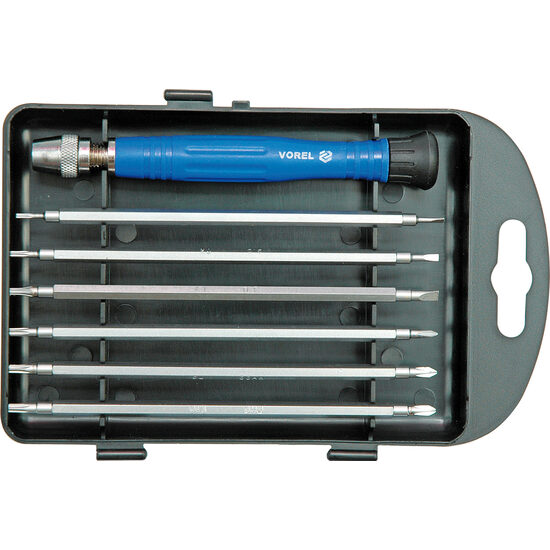 Set surubelnita + bituri 12buc Vorel 64372