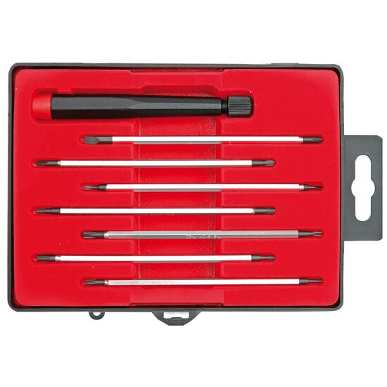 Trusa surubelnita + 14 capete mecanica fina Vorel 64540
