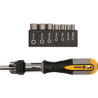 Set surubelnita cu clichet + biti 14buc Vorel 64651