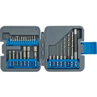 Trusa tub +biti si burghie 27buc Vorel 65903