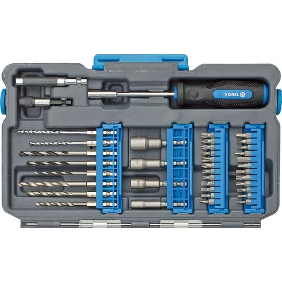 Set biti si burghie 39 buc Vorel 65905