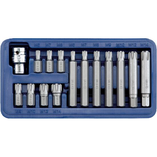 Trusa 15 piese bituri m6-m14 Vorel 66454