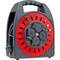 Prelungitor 4 prize 15 m pe tambur Vorel 72580