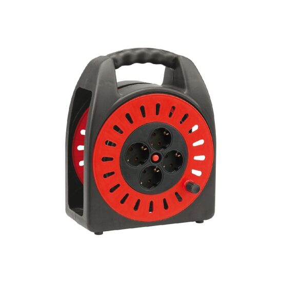 Prelungitor pe tambur 15m,4 g, cauciuc Vorel 72710