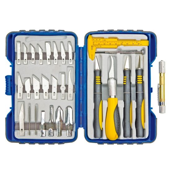 Set cutite prelucrare lemn 30 buc Vorel 76306