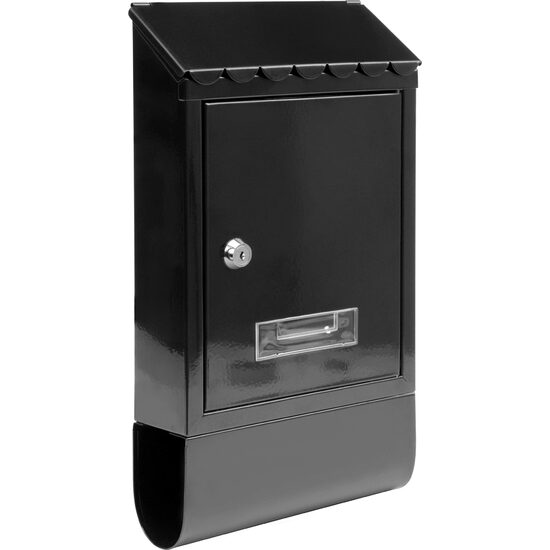 Cutie postala 380 x 210 x 60 mm neagra Vorel 78565