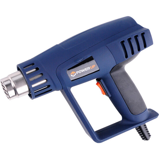 Pistol aer cald cu acesorii 2000 W PowerUp 79329
