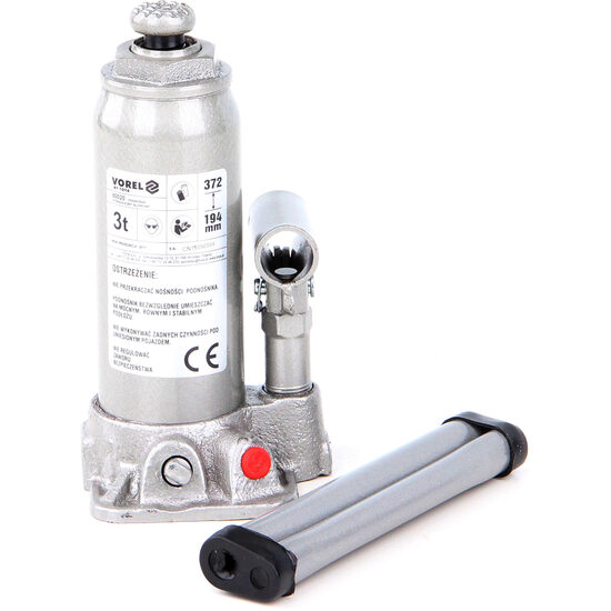 Cric hidraulic cilindric 3T TUV GC/CE Vorel 80020