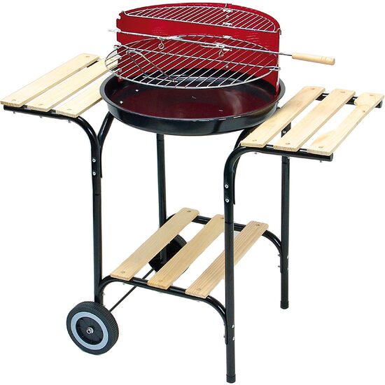 Gratar bbq cu rafturi de lemn Vorel 99488