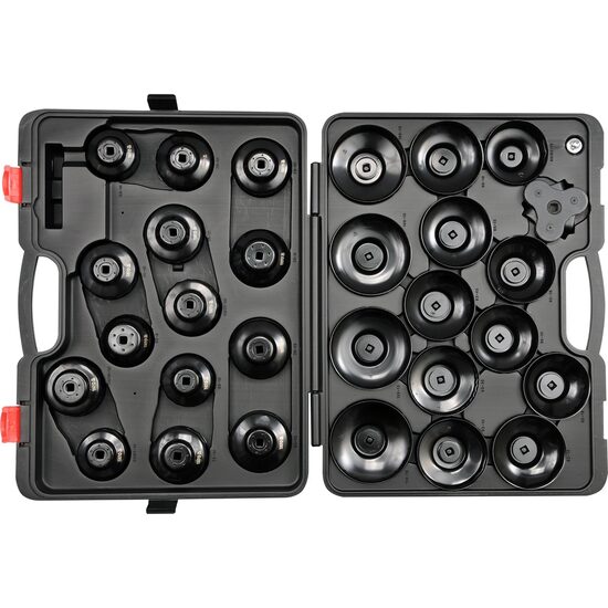 Set chei tubulare pentru filtru ulei 3/8" - 30 buc Yato YT-0597