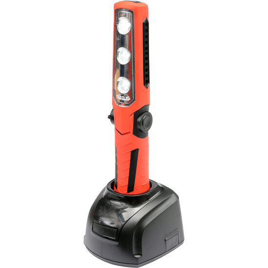 Lanterna led 2 in 1, rabatabila, acumulatori Yato YT-08561