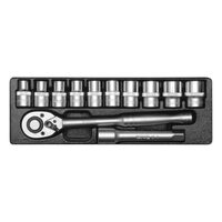 Trusă 12 tubulare 1/2", 10 - 24 mm Yato YT-1262