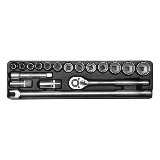 Trusă 18 tubulare 1/2", 11 -32 mm Yato YT-1264