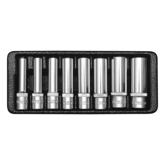 Set 8 tubulare lungi 1/4" Yato YT-1439