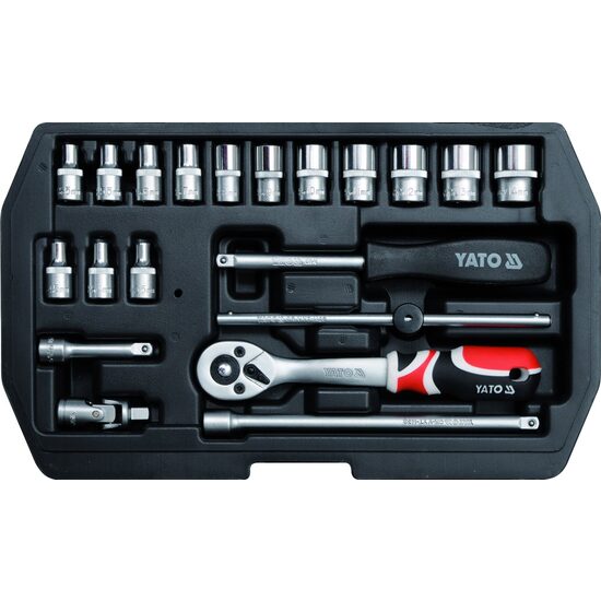 Mini trusa de scule 1/4" 20 piese Yato YT-1449