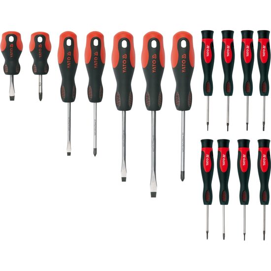 Set surubelnite de lacatuserie 15buc Yato YT-2788